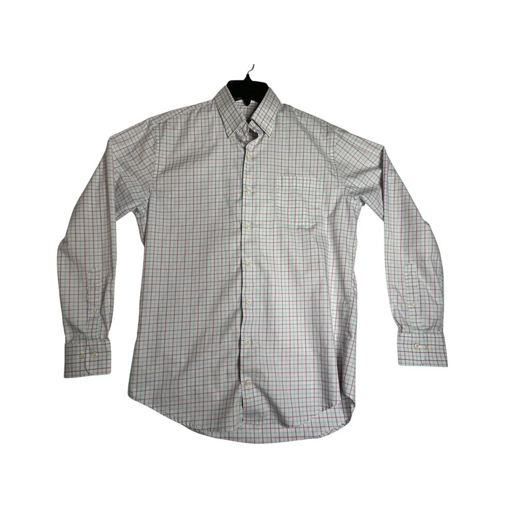 Peter Millar L/S Plaid Stretch Button Down Shirt Mens Medium